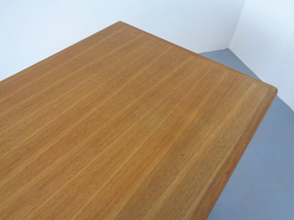 Small Teak Tambour Media Sideboard from Dyrlund, 1970s