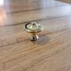 6 Polished Brass Furniture Knobs