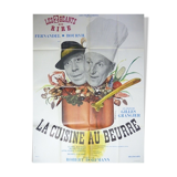 Bourvil Fernandel butter kitchen displays vintage 120x160