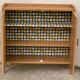 Vintage bookcase feet aileron 1950