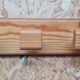 Pine coat rack 1970