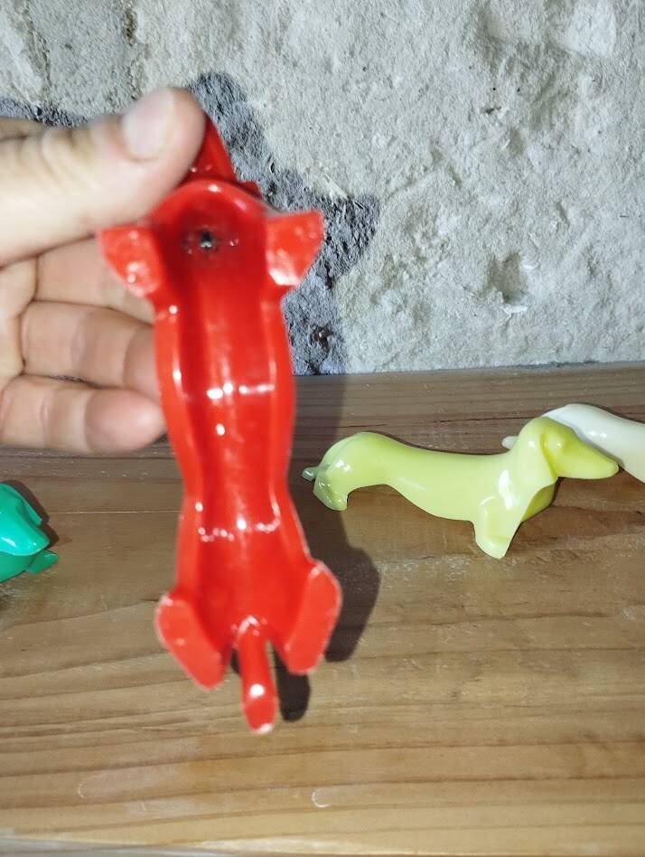 Series of dog knife rests – 1970s – Vallauris / Danone style – Vi