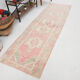 3x10 pale red antique vintage runner rug,90x299cm