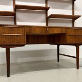 Bureau de direction vintage en palissandre danois