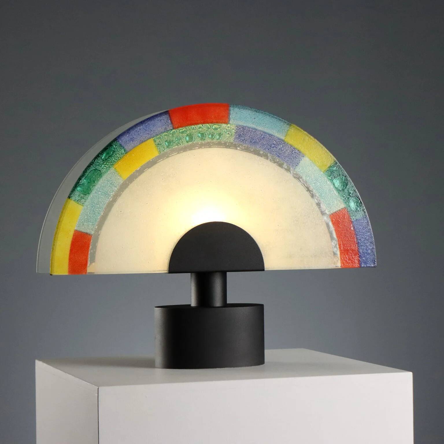 1980s Murano glass table lamp