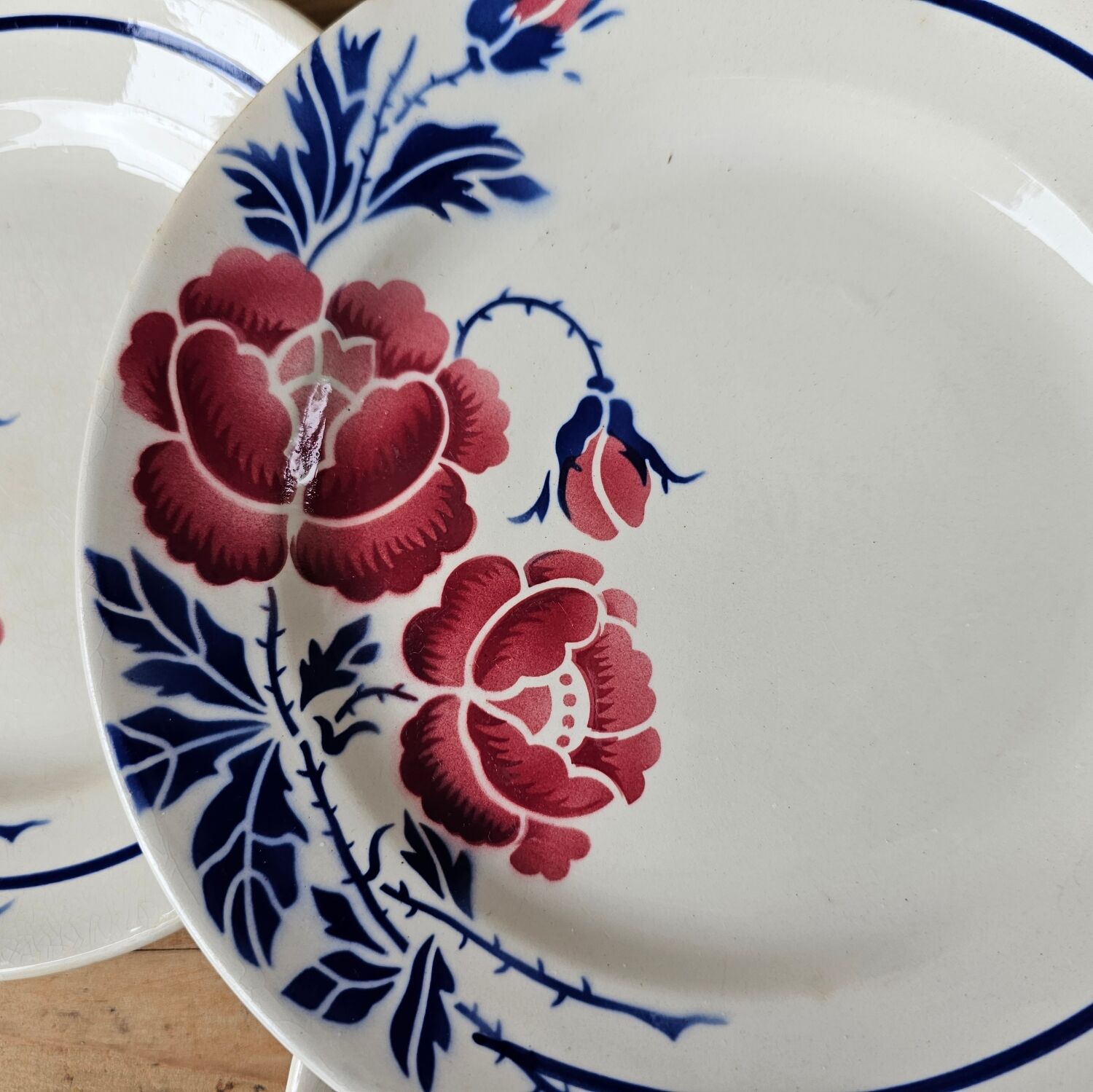 Dessert plates Eugène Sarreguemines