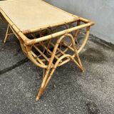 Table basse rotin