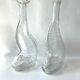 Duo de carafes poisson