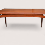 Rare XXL Extendable Dining Table Louis van Teeffelen in Teak