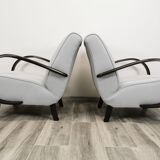 Restored armchairs by Jindrich Halabala