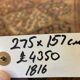 Antique tribal qashqai rug 275x157 cm, medium, oriental carpet truly shabby chic