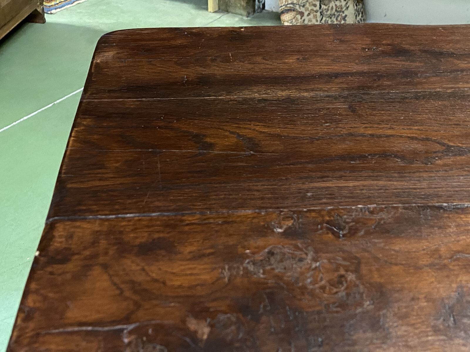 1930s oak monastery table