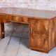 Art Deco Walnut Writing Desk from Up Závody, Czech, 1930s