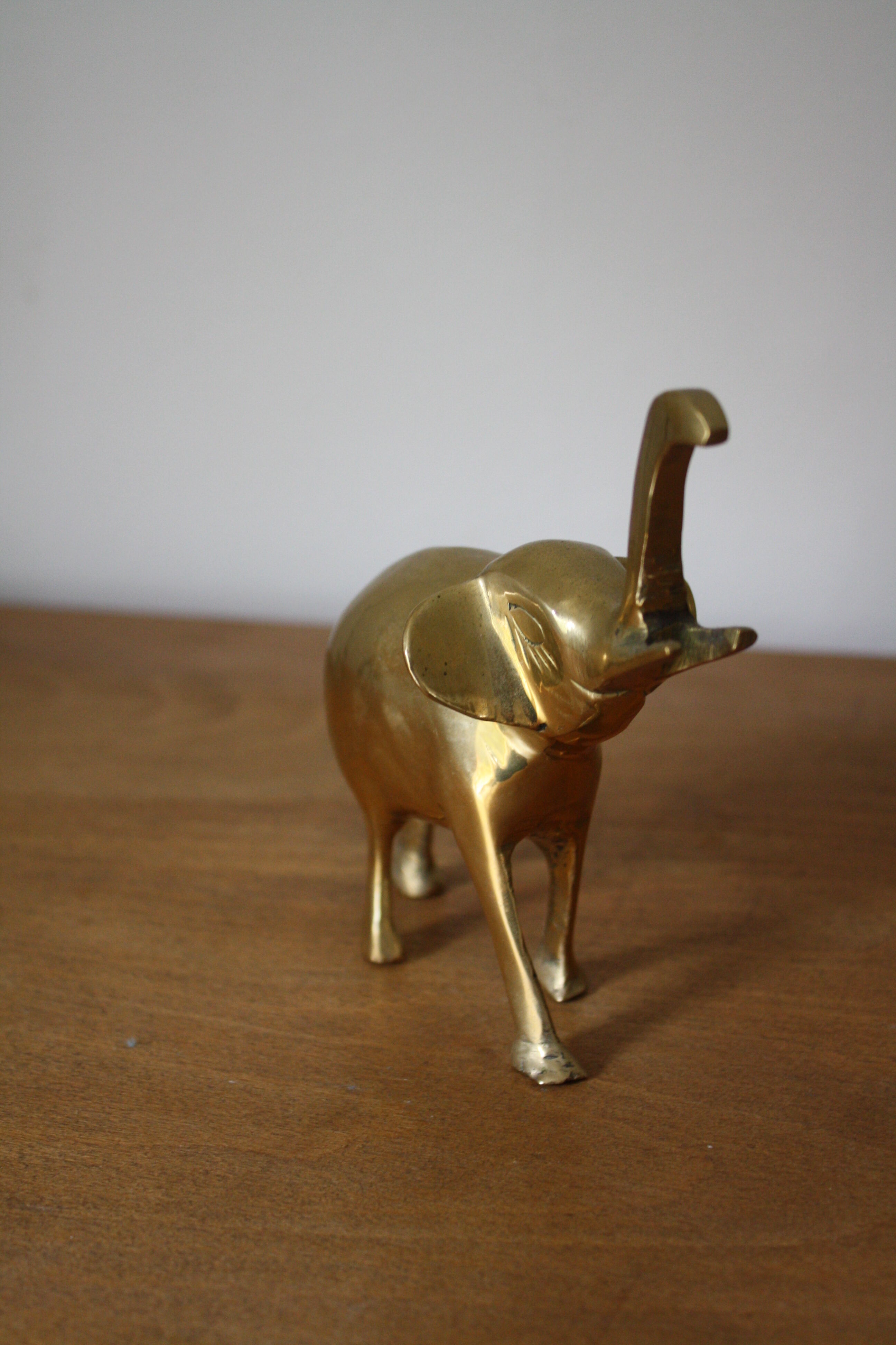 Vintage brass elephant