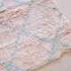 Moroccan Boujad rug in pink - 295 x 93 cm