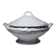 Vintage white Limoges fine porcelain soup/vegetable dish attributed to Bernardaud