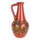 Vase vintage en céramique Bay Keramik des années 1960-70, motif lave rouge jaune noir, modèle 67