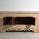 Antique carved pine buffet – China, circa 1930
