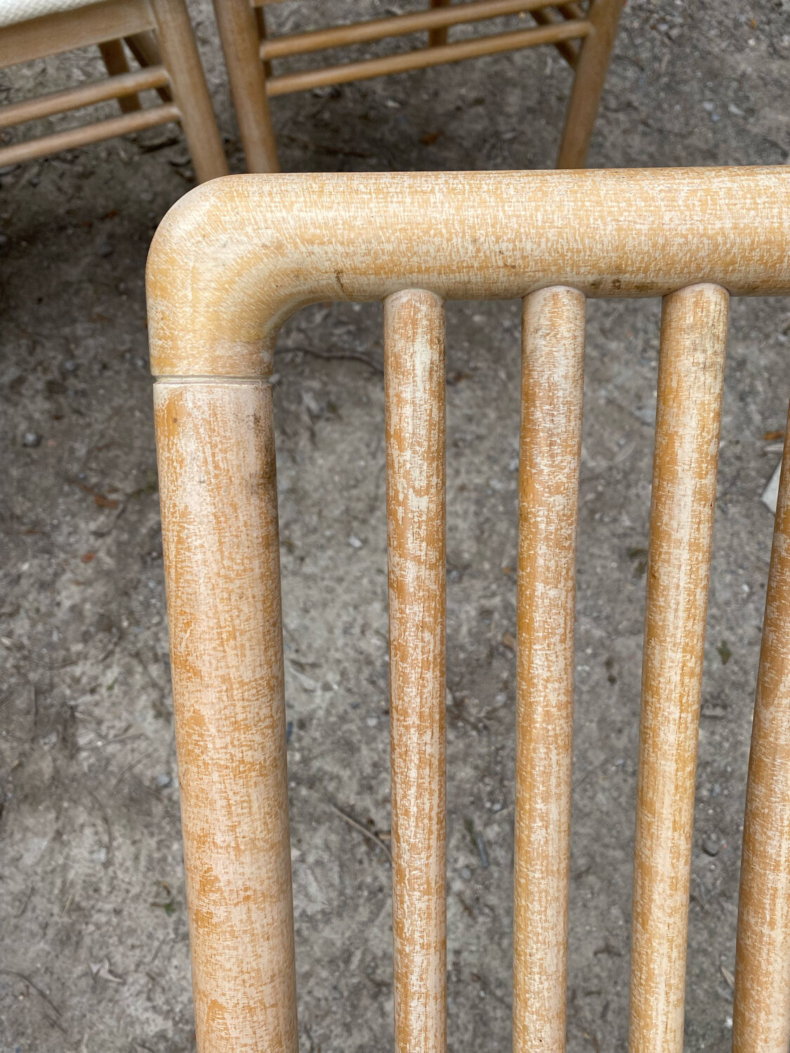 6 wooden design chairs