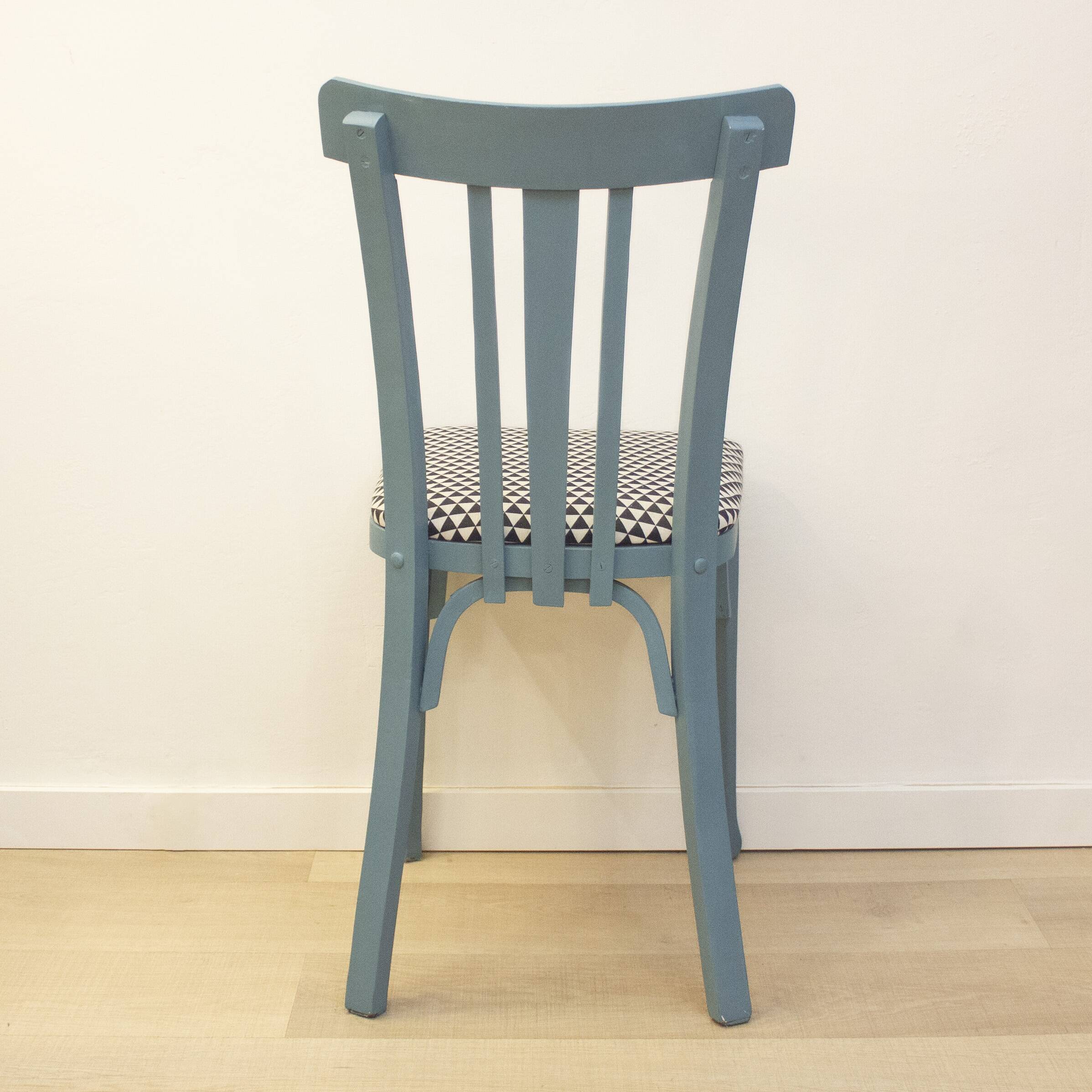 Chaise vintage bleue des années 1960