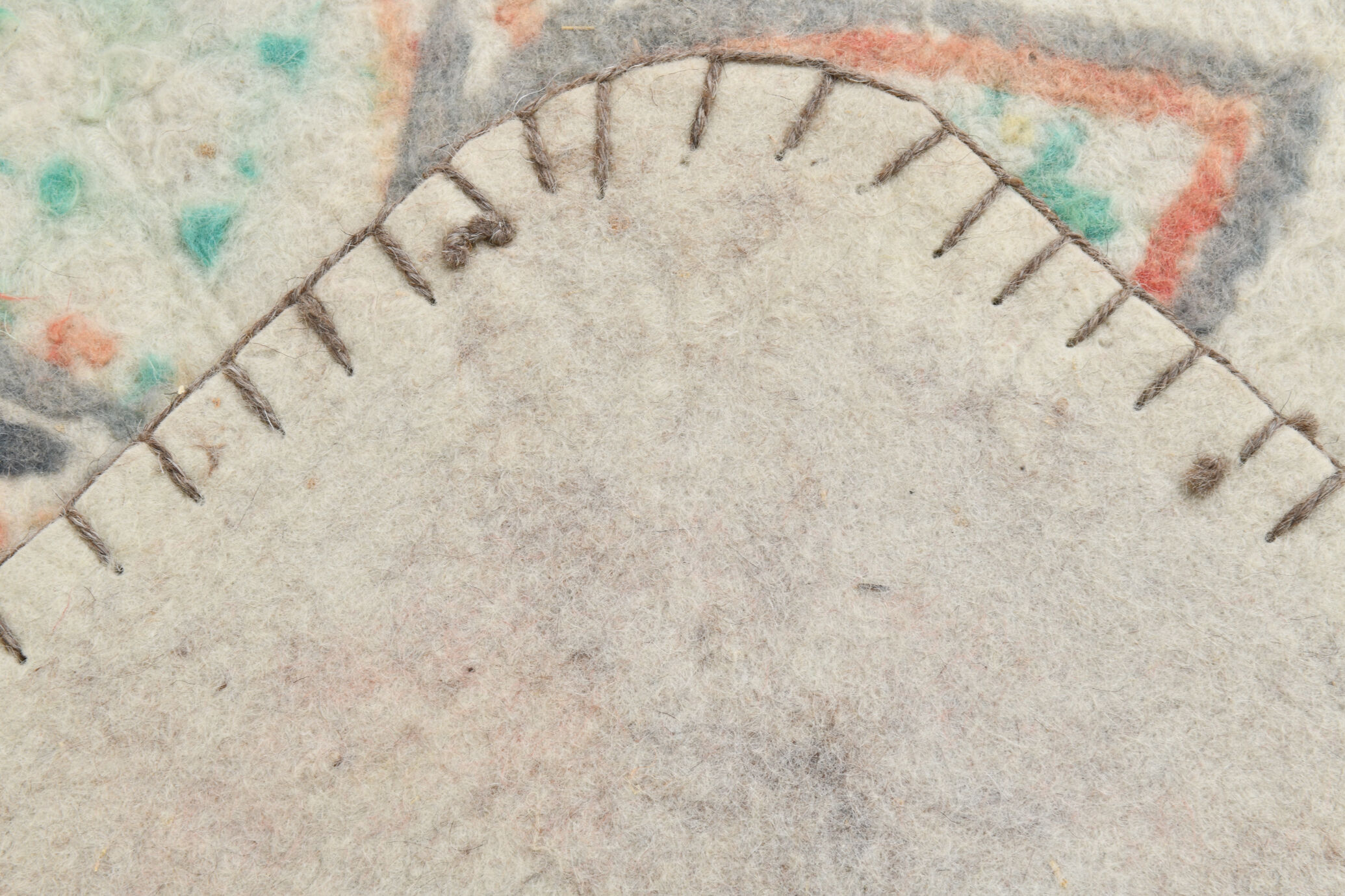 4x6 neutral handmade anatolian turkish rug,	115c192cm