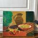 Peinture huile vintage