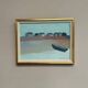 Original  Swedish Oil on Canvas – “Motif from Byxelkrok” by Raymond Wallentin – Signed & Dated 1975 – Vintage & Framed