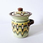 Moutardier vintage bulgare céramique Troyan