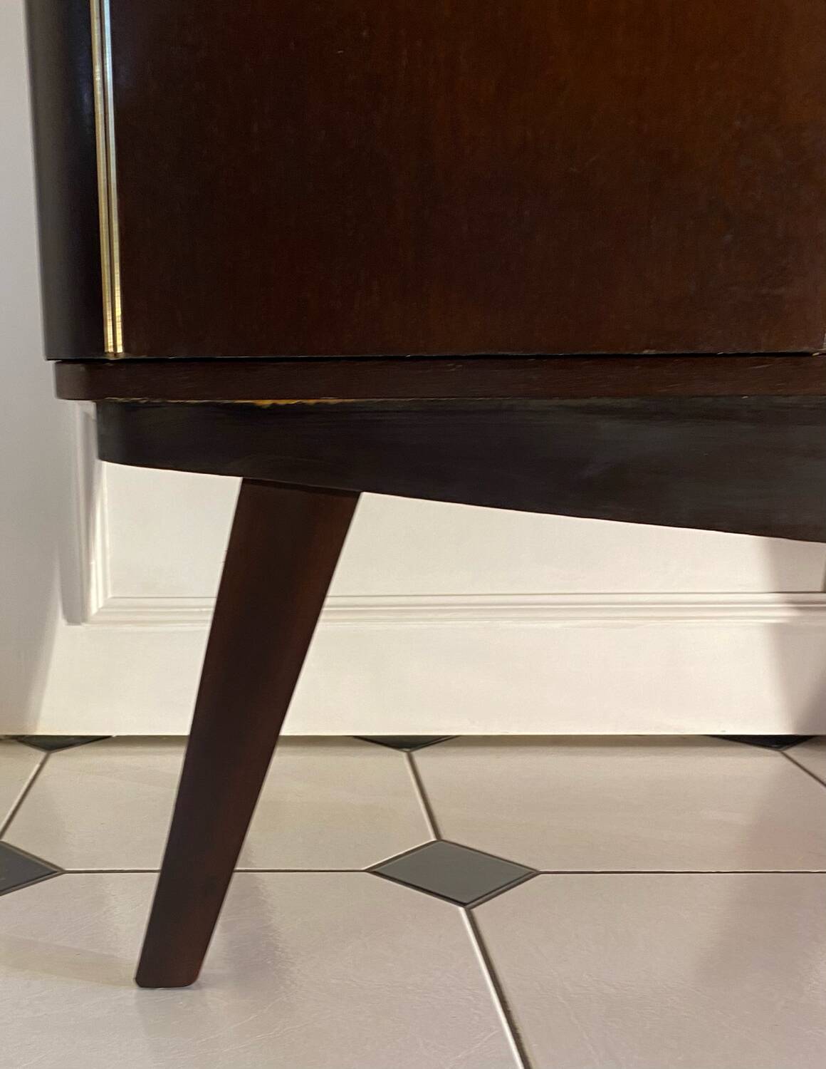 Vintage compass feet sideboard