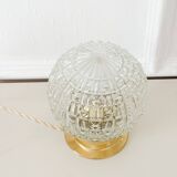Diamond globe table lamp
