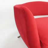 Mid Century Italian Sofa by Lenzi Nello 1954