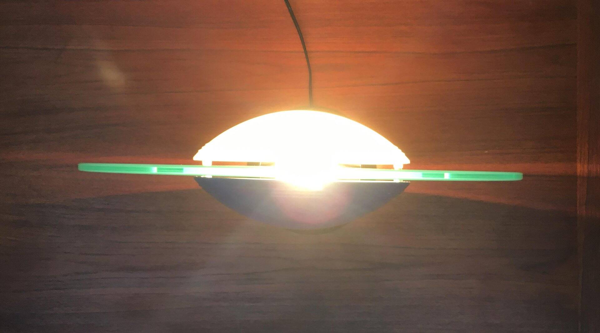 Postmodern table lamp Tikal by P.G. Ramella for Arteluce, 1980s.