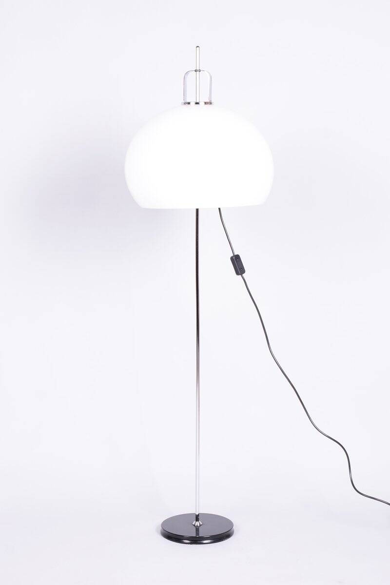 Mid-Century Chrome Floor Lamp by Guzzini for Meblo, Italy, 1960s