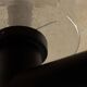 Glashütte Limburg conical bubble glass outdoor sconce