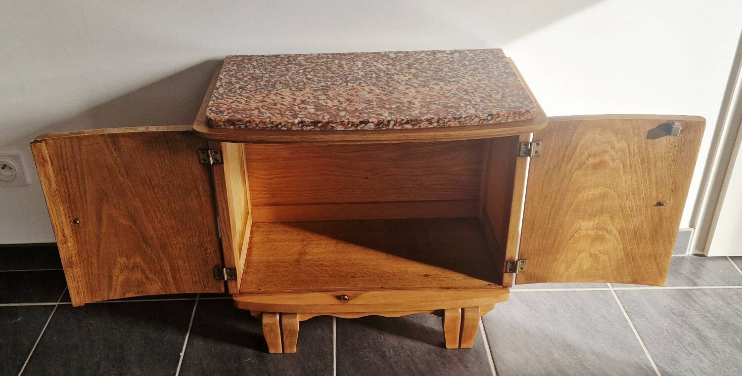 Art Deco style furniture - Oak and beech - 1950s