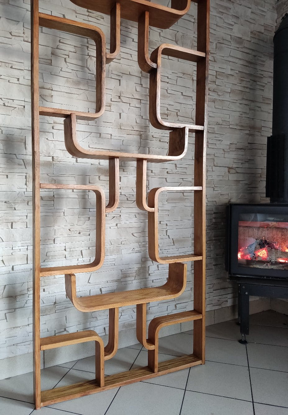 Room divider by L. Volák for Dřevopodnik Holešov, Czechoslovakia, 1960s