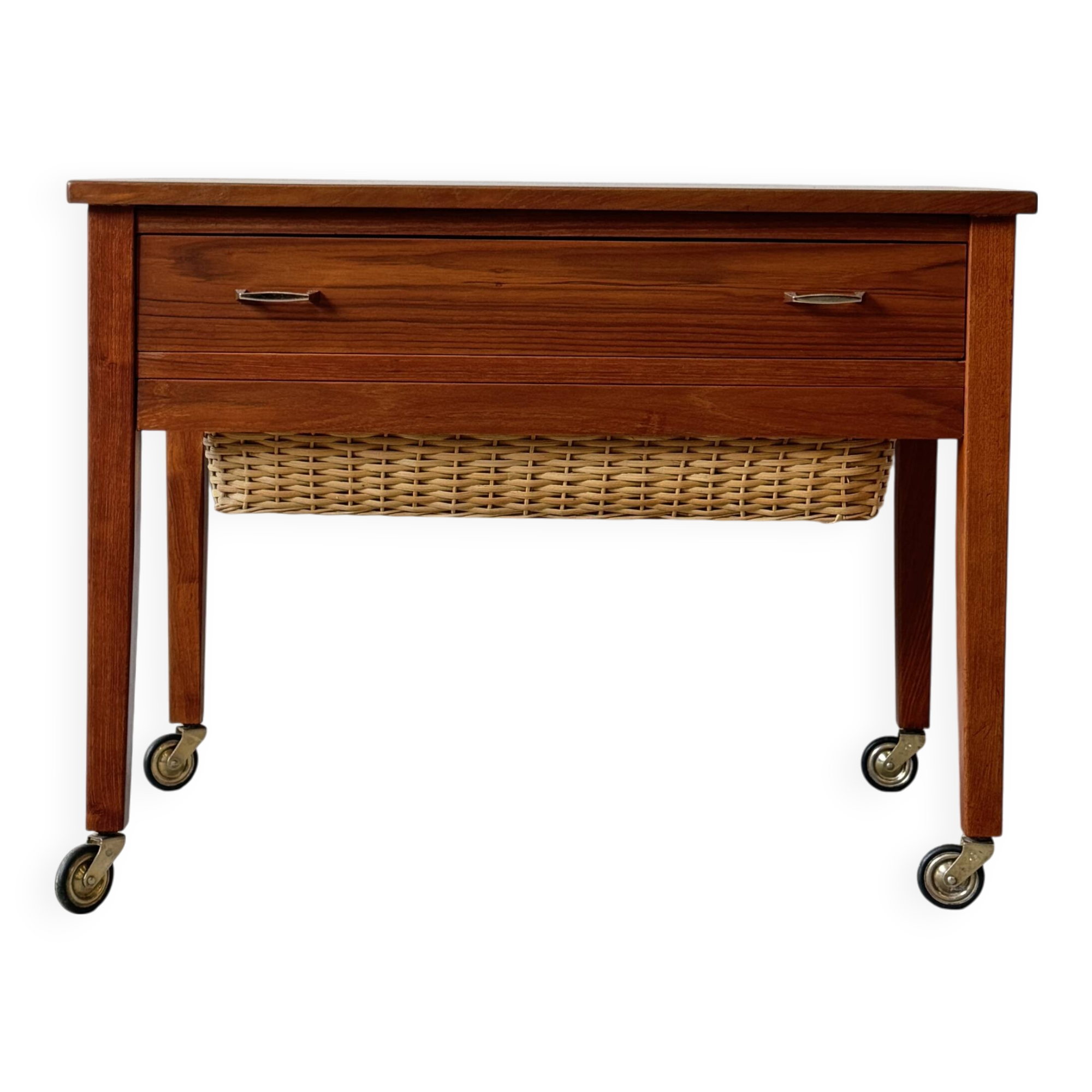 Mobile table/thread stand, Denmark 60s, vintage, mid-c modern