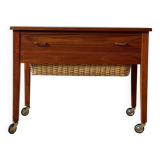 Mobile table/thread stand, Denmark 60s, vintage, mid-c modern