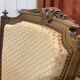 Paire de fauteuils Louis XVI début XXème en noyer