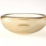 Seguso bullicante crystal salad bowl