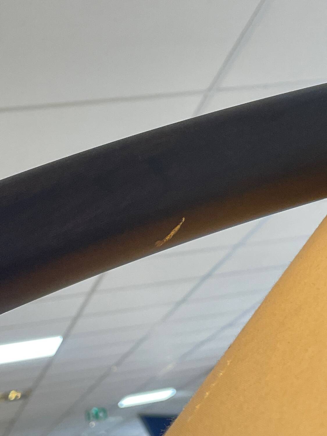 Luna walnut arc floor lamp by Natuzzi, 1990s