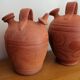 Set of 4 terracotta jugs