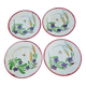 4 old plates 1900 Sarreguemines