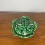 Green cabbage ceramic soup tureen, 1970/80