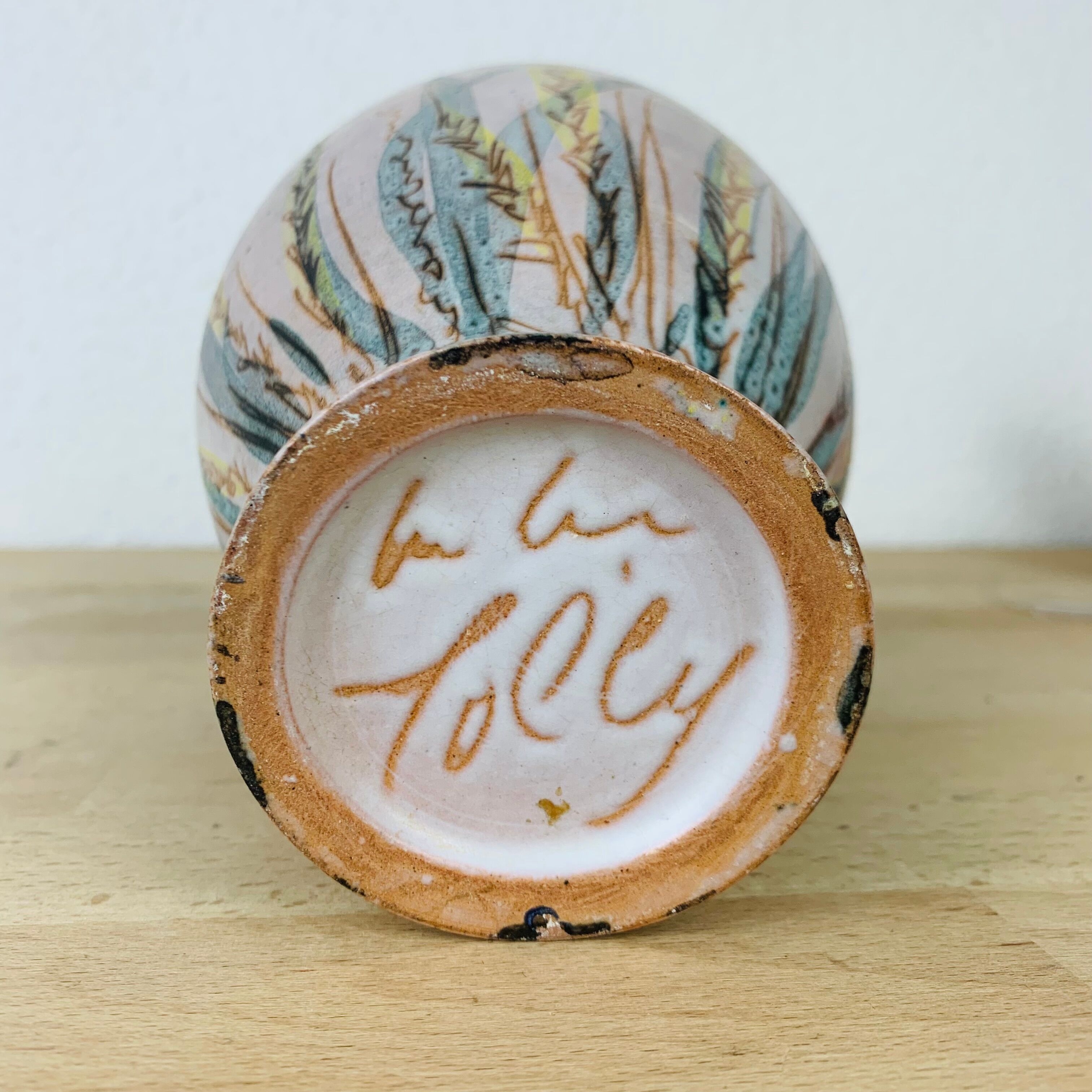 Vase Marie Madeleine Jolly ceramic vintage Vallauris