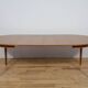 Mid-century round teak extendable dining table from Skovmand & Andersen, Denmark, 1960s