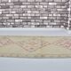 Geometric Vintage White Oushak Runner sku 2080
