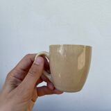 Ceramic and rattan coffee cups