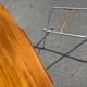 Table pliante à plateau en teck Alminette, Norvège, années 1960