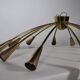 Gold Sputnik Spider 1950s 1960s Ceiling Lamp